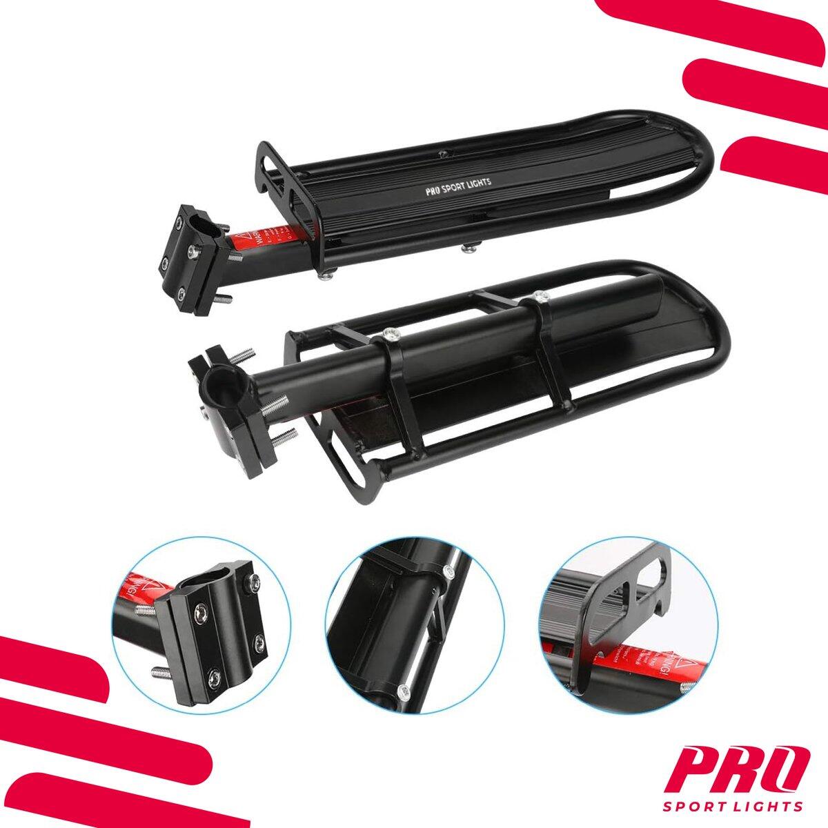 Portapacchi bici (max 9kg) nero. Prolunga per MTB/bici da corsa. 1778514218j4Rc 7/7