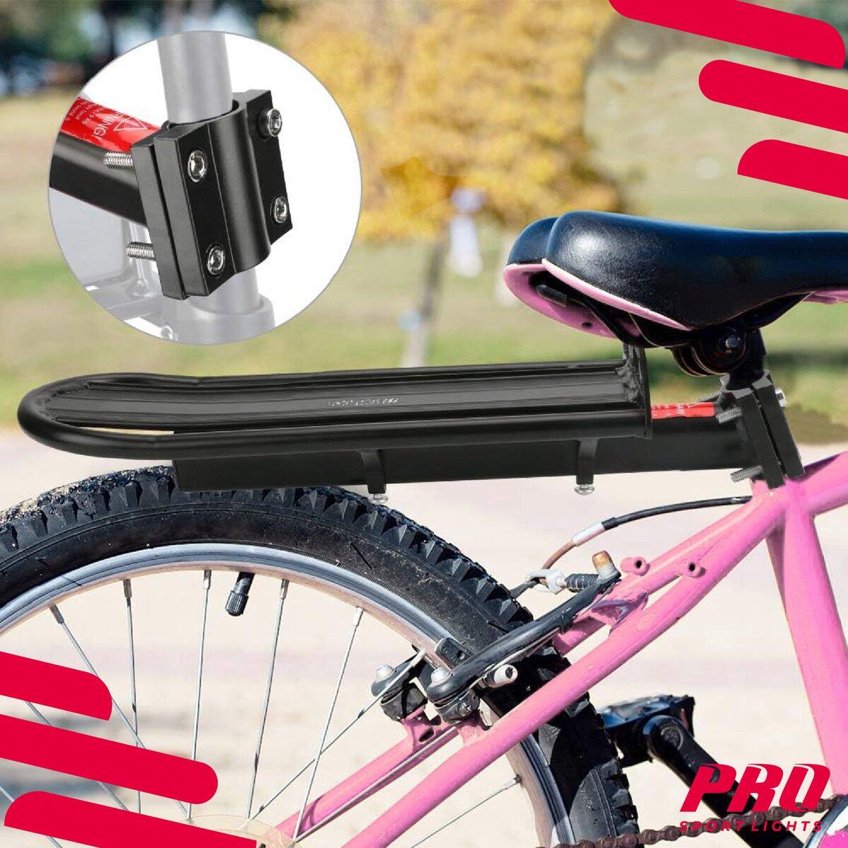 Portapacchi bici (max 9kg) nero. Prolunga per MTB/bici da corsa. 1778514218j4Rc 5/7