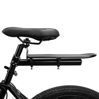 Fiets bagagedrager - tot 9 kg - zwart - mtb racefiets bagagerekje verlenger