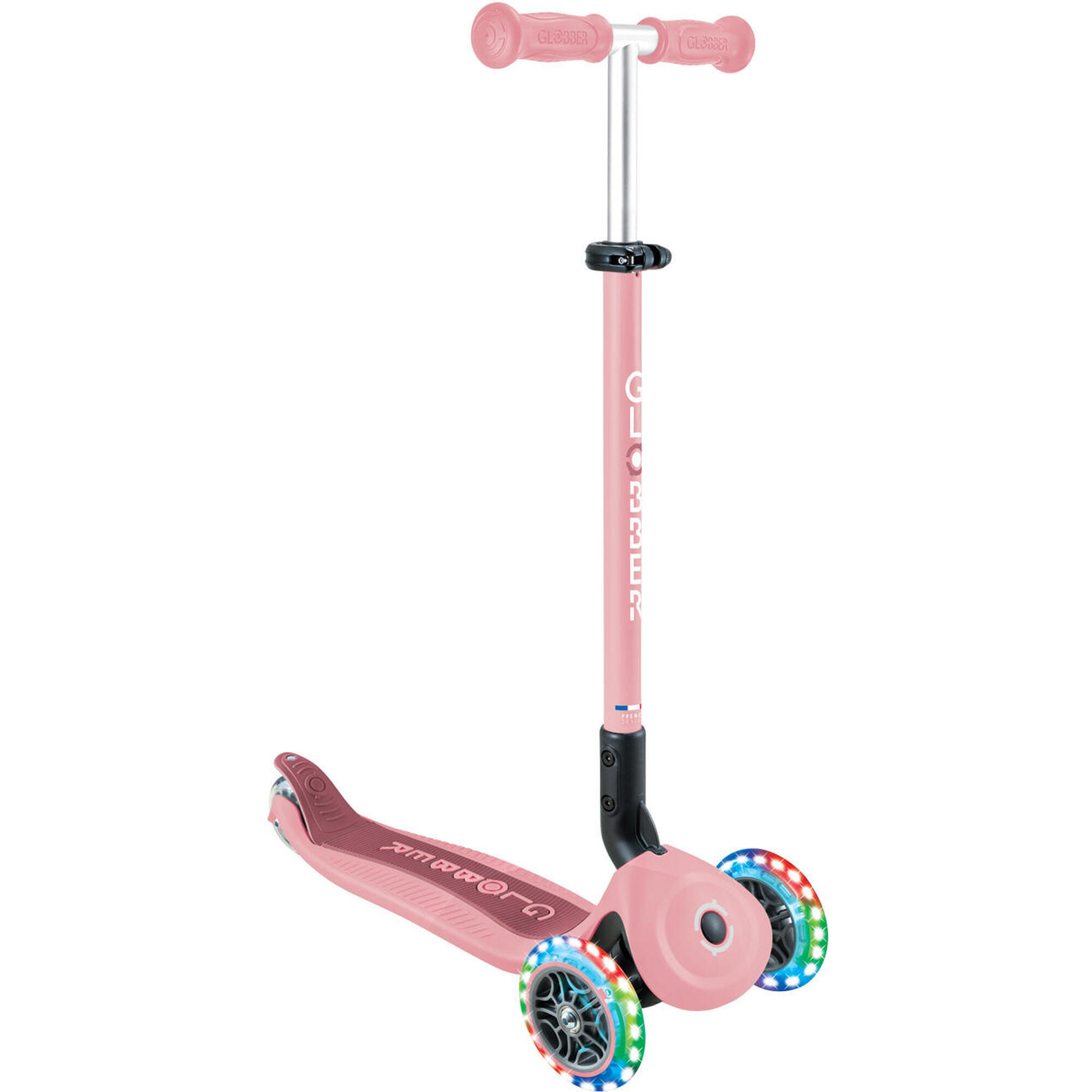 Trottinette évolutive GO-UP ACTIVE LIGHTS 360 - Rose pastel