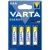 VARTA Energy Alkaline Batterien AAA BLISTER PREM 4. (Hängendes Paket) 1/2