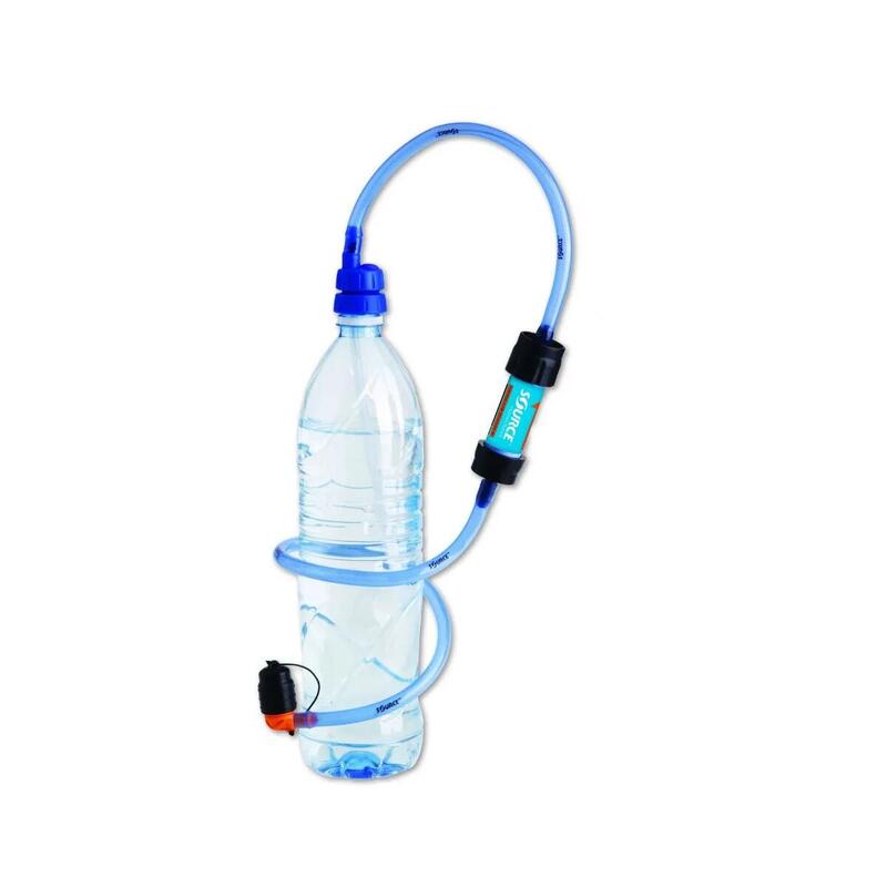 Waterfilter Survival kit - met ConverTube en Mini Sawyer 4x dop