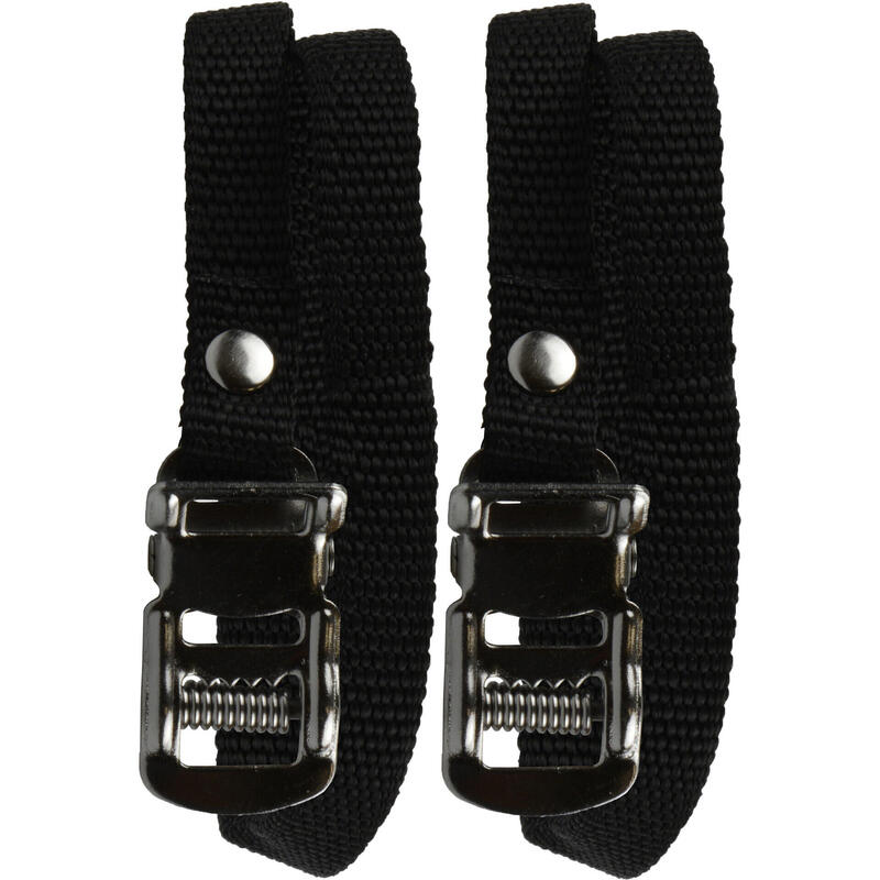 VWP Set toeclip ceintures ceinture porte-vélo en nylon noir par 2 pcs