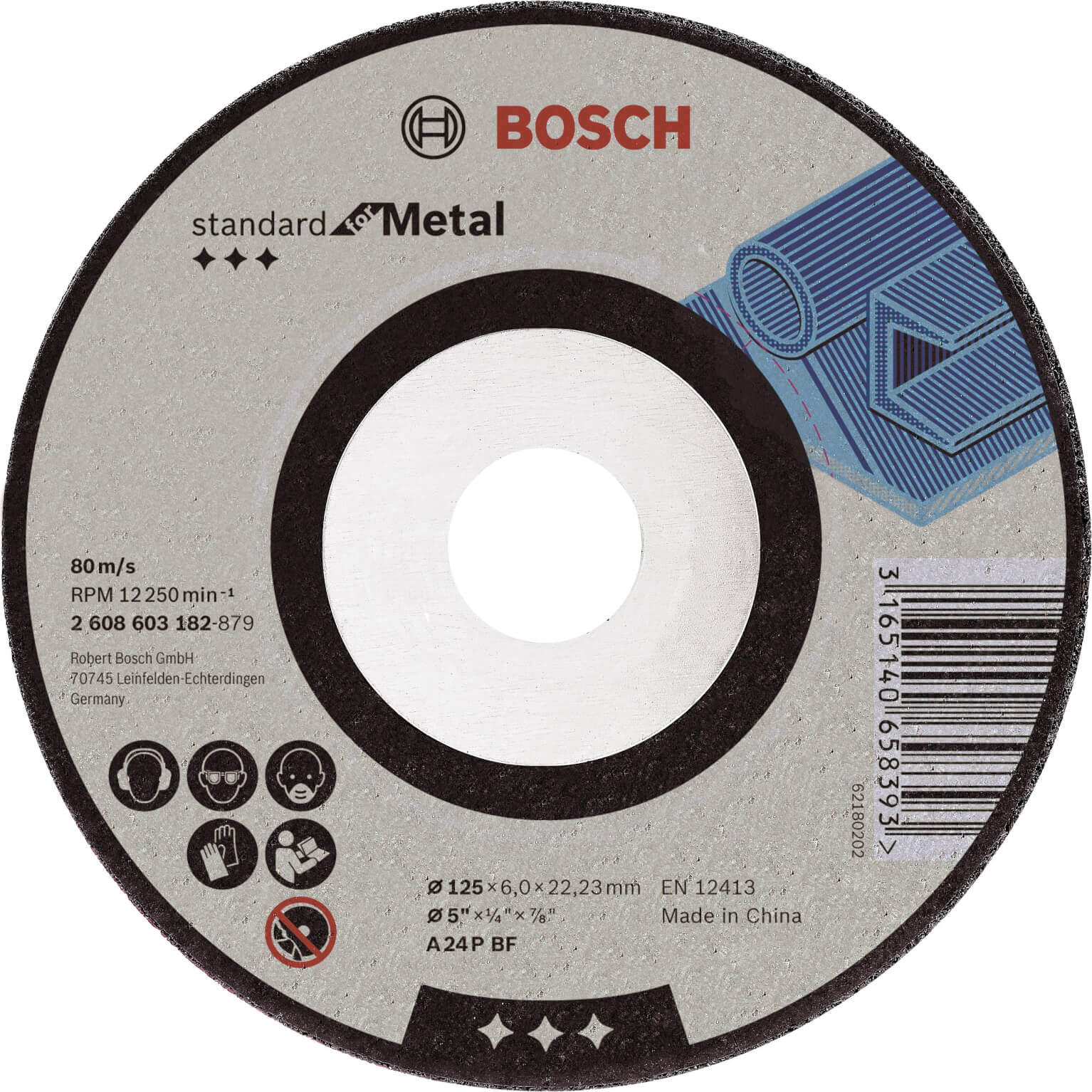 BOSCH Bosch Prof afbraamschijf gebogen 125 mm