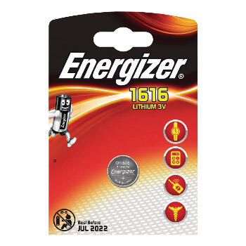 Energizer Lithium 3V CR1616 Blister 1 Piece