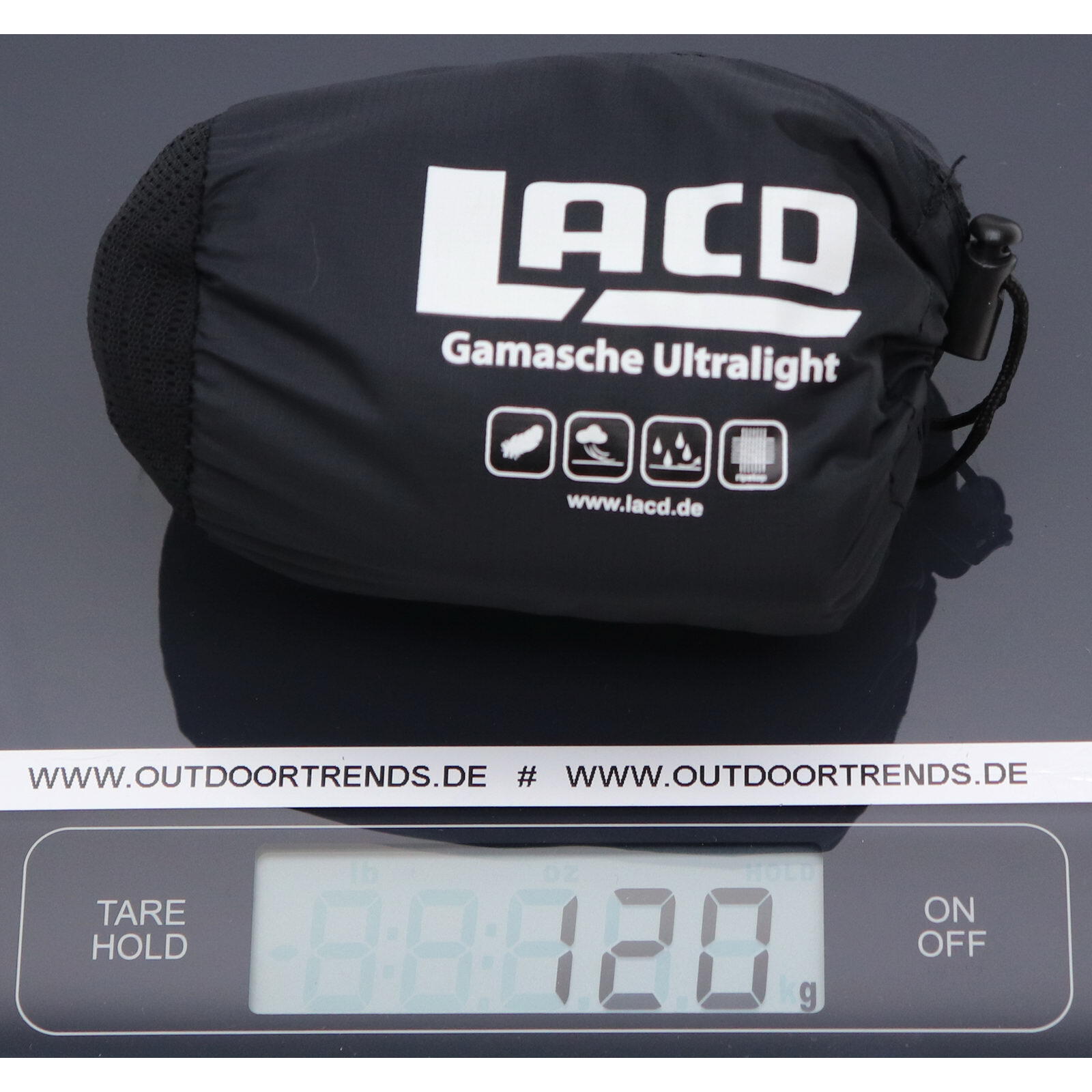 Gamaschen Gaiter Ultralight black 3/3