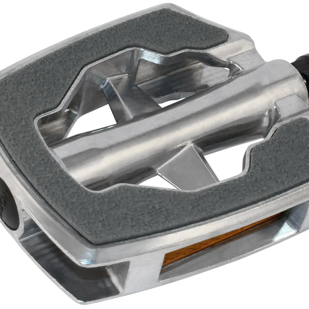 Marwi SP-890 Aluminum Pedals with Sandblock - Silver