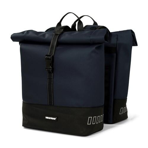 URBAN PROOF Urbanproof Rolltop Dubbeltas 38L Blauw Gerecycled