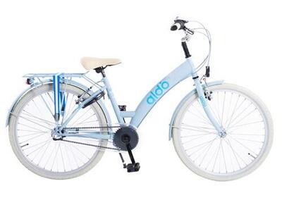 Aldo 24 inch golf fiets 3v aqua blauw voor kinderen
