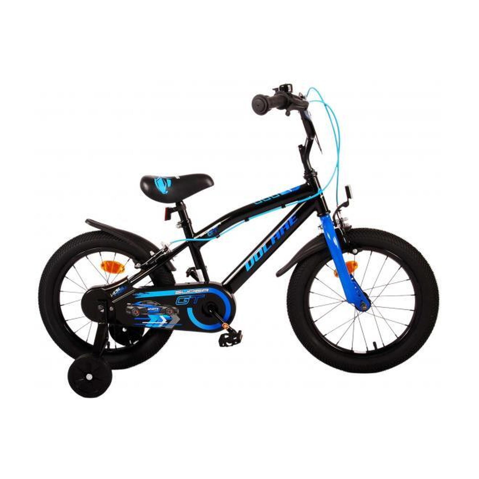 Volare Super GT Kinderfiets - Jongens - 16 inch - Blauw - Twee handremmen