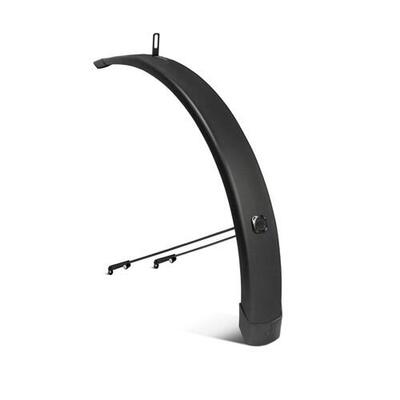 Eurofender voorspatbord 20 inch 65mm urban arrow mat zwart