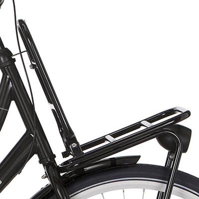 Cortina milo voordrager zwart voor herenfietsen