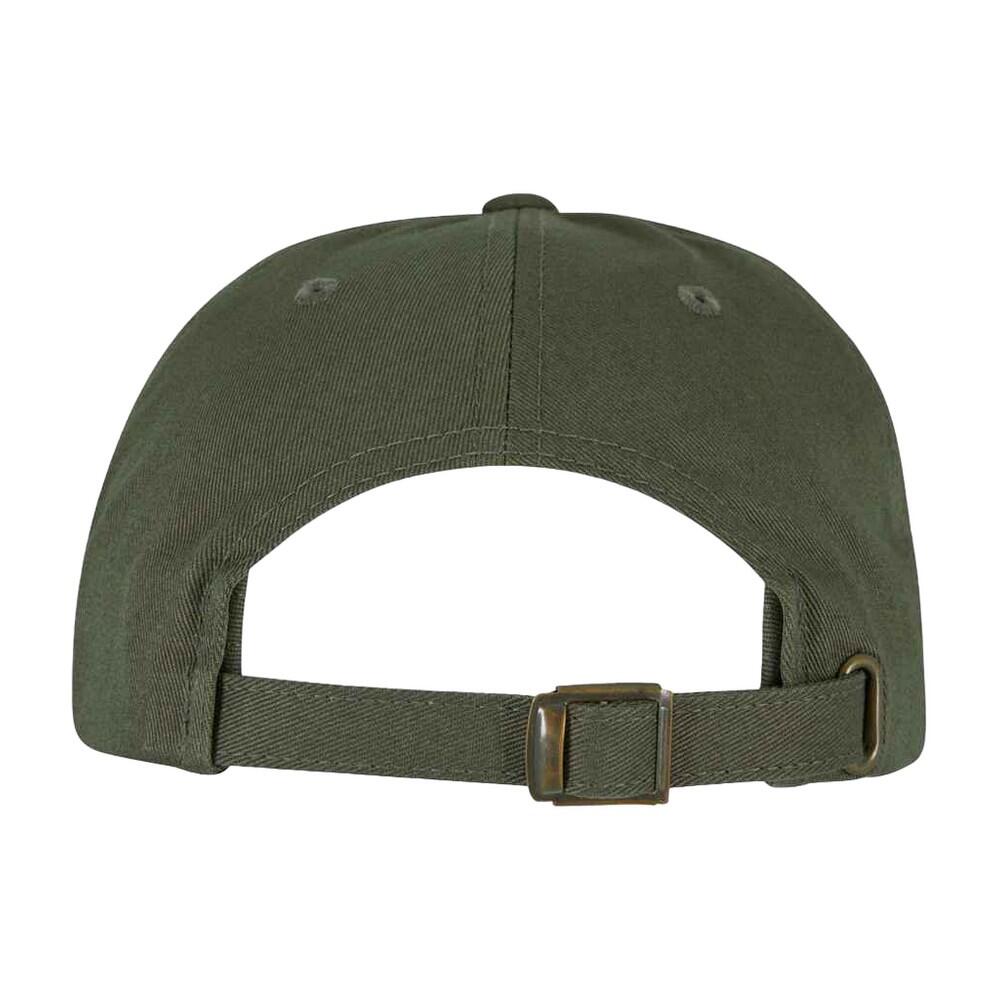 Unisex Baseballkappe mit niedrigem Profil Damen und Herren gebrannte Olive 2/3