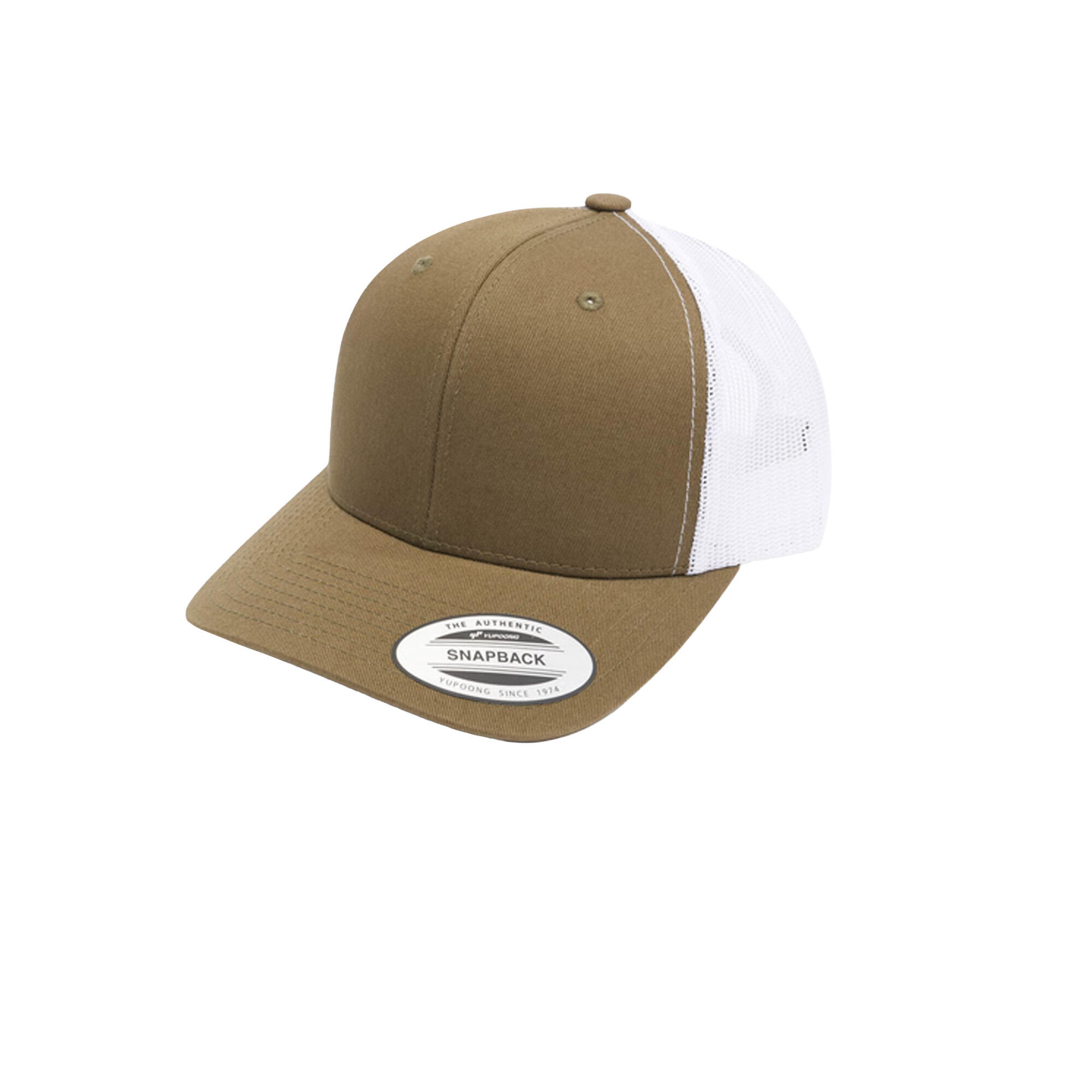 FLEXFIT Unisex Adult Classics Recycled Two Tone Trucker Cap (Olive/White)