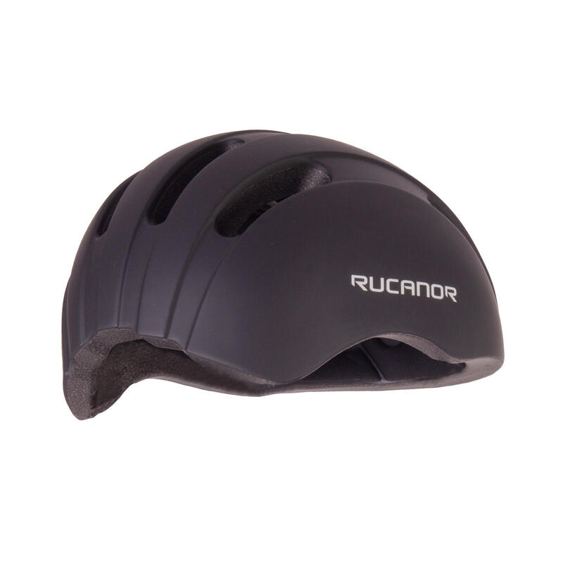 Rucanor City Flow Casque vélo E-bike Réglable Noir Taille 58-61 cm (L)