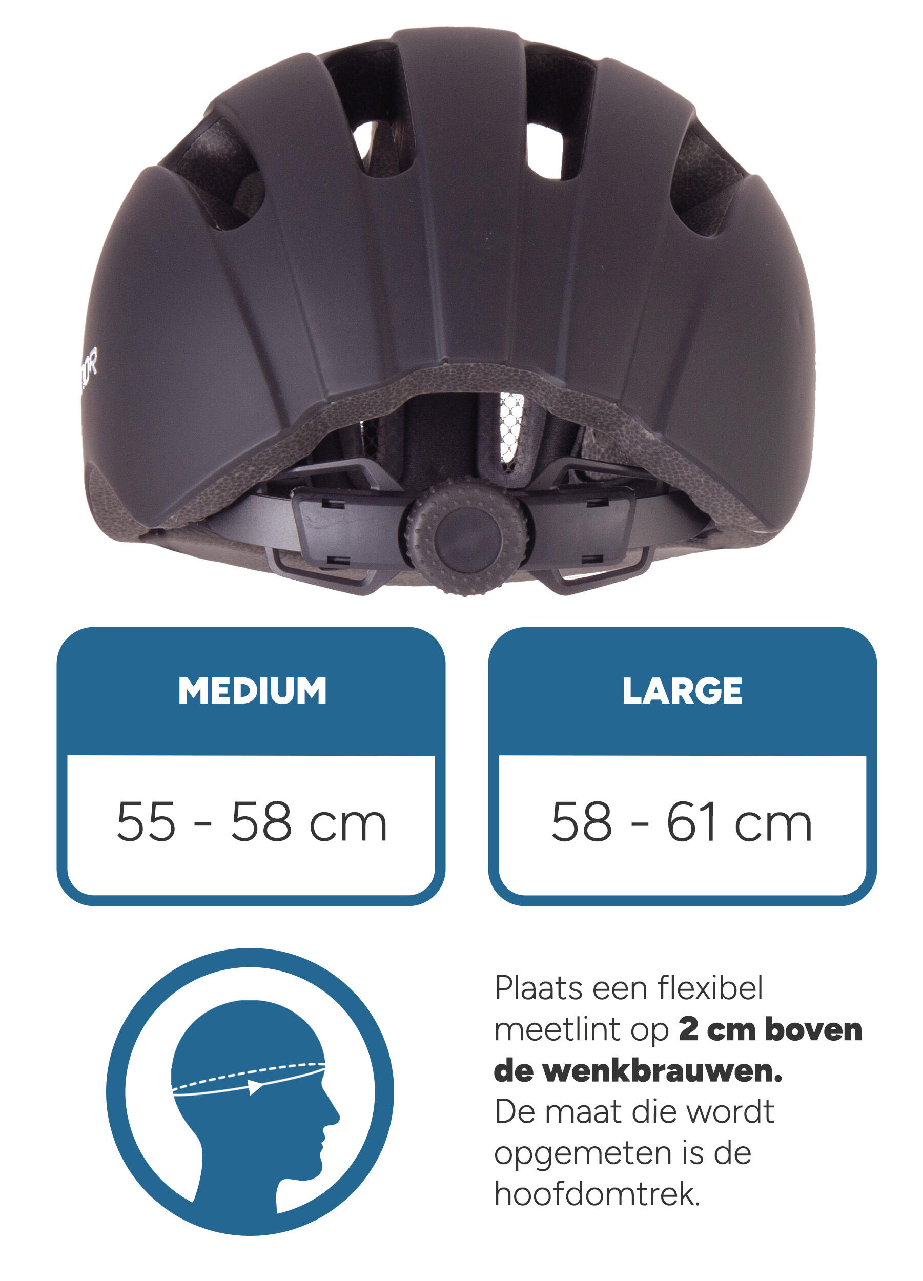 Rucanor City Flow Casque vélo E-bike Réglable Noir Taille 58-61 cm (L) 2/7