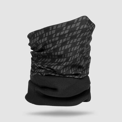 Nekwarmer unisex fleece - multifunctional fleece thermal zwart