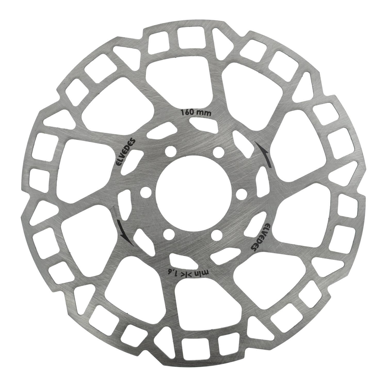 Tarcza hamulcowa Elvedes 160 mm 6 otworów 1,8 mm