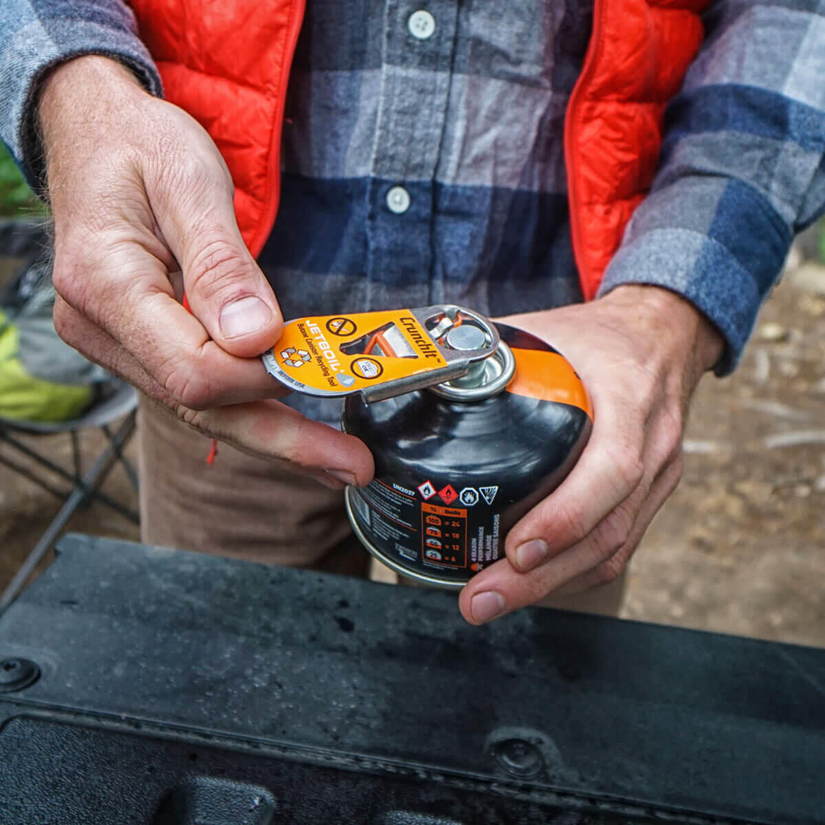 Jetboil CrunchIt™ Fuel Canister Recycling Tool 3/6