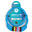 Câble antivol à combinaison 650mm - Bleu