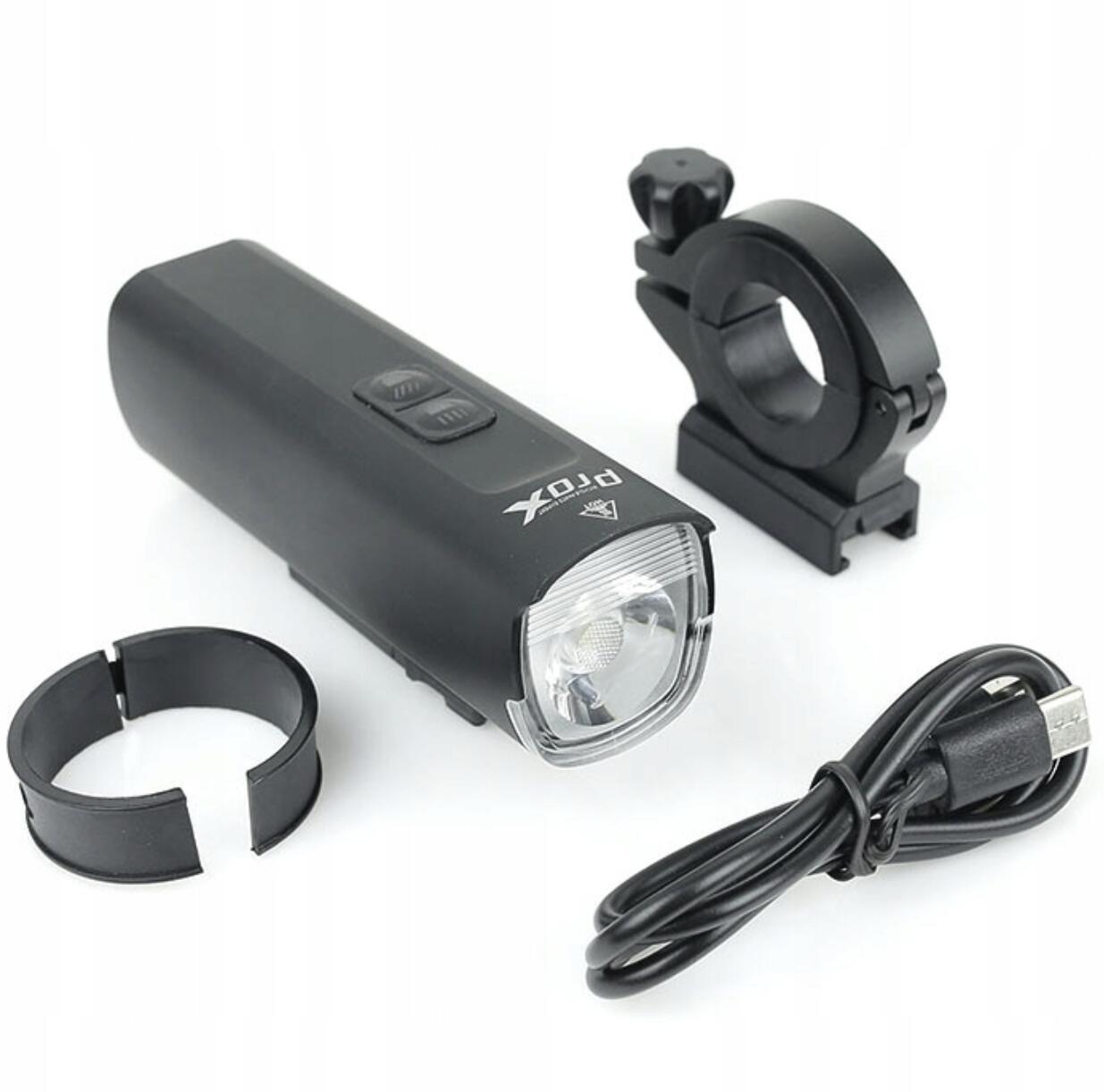 Luz delantera de bicicleta 1100 lúmenes - LED - Recargable por USB 6/7