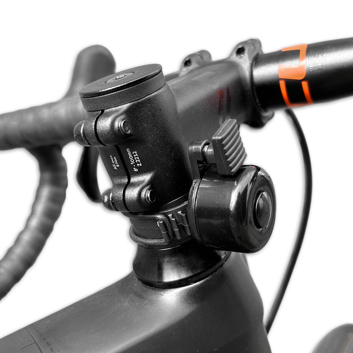 Campanello bici Lynx Lasso Mini, alluminio Ø35 mm, per manubri 22,2–31,8 mm. 2/2