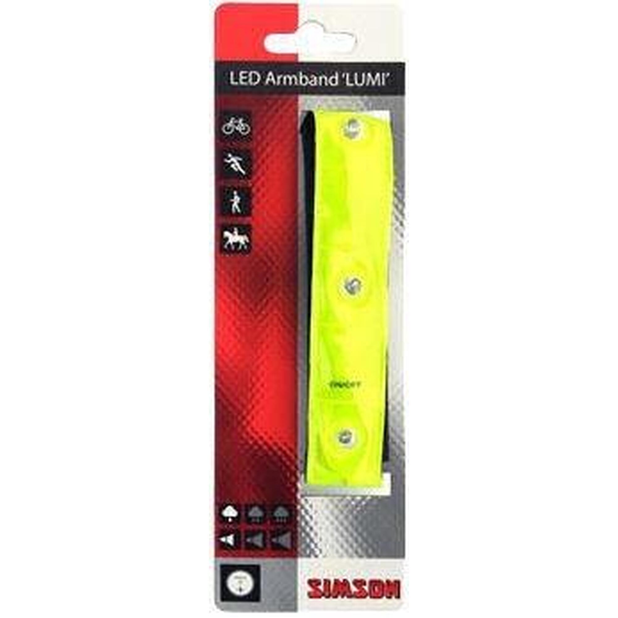 Simson reflectie armband Lumi led