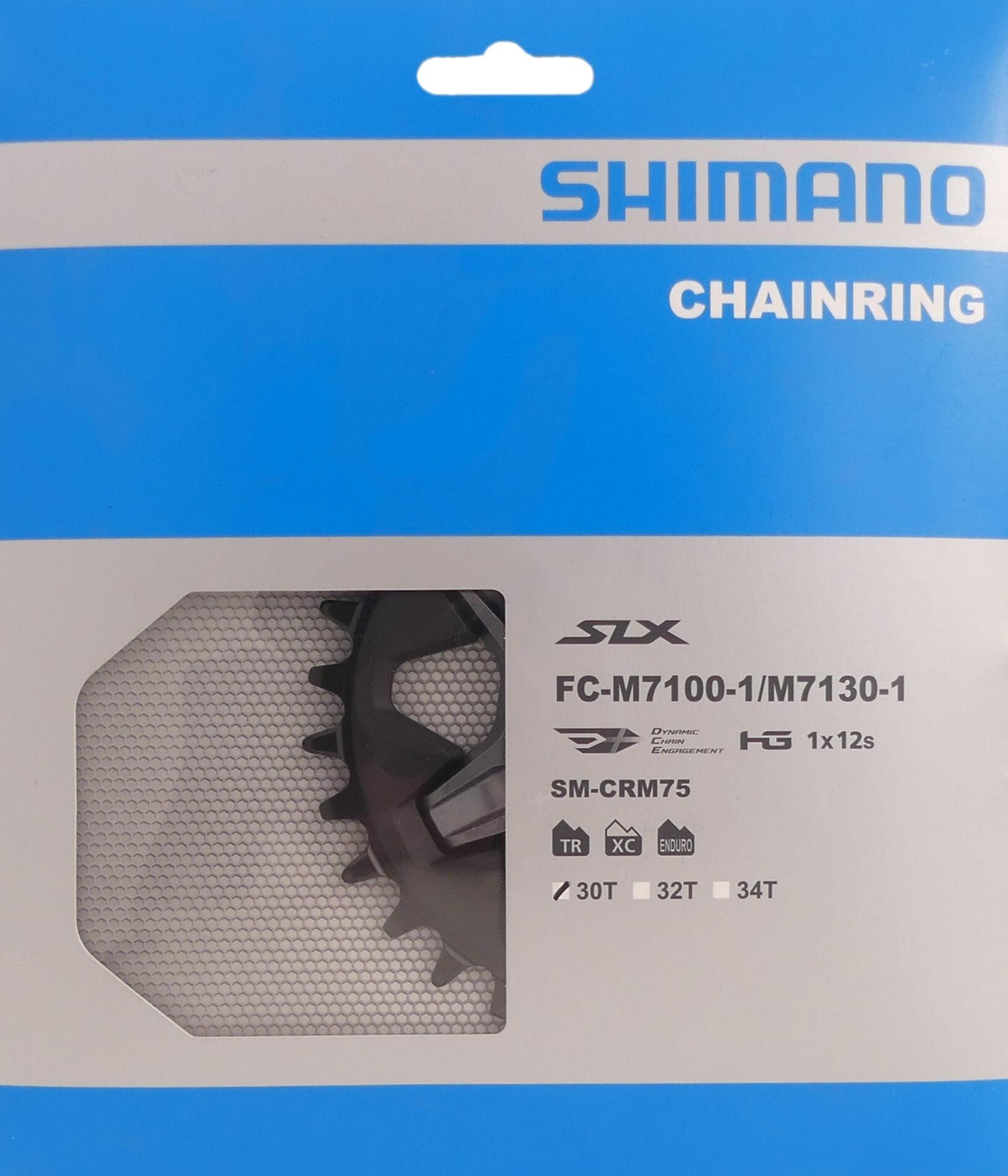 Plateau Shimano SLX SM-CRM75 Direct Mount 12V 30T 3/4