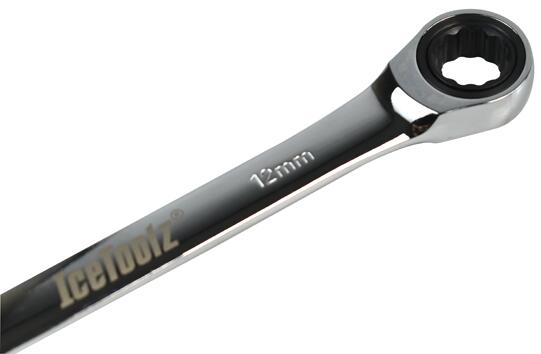 ICETOOLZ Complete Steek- en Ratelsleutelset 8-15mm - Zwart