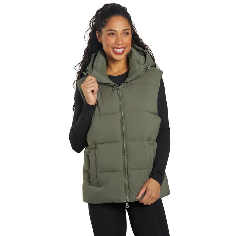 Veste sans manches Femme (Vert Thym)