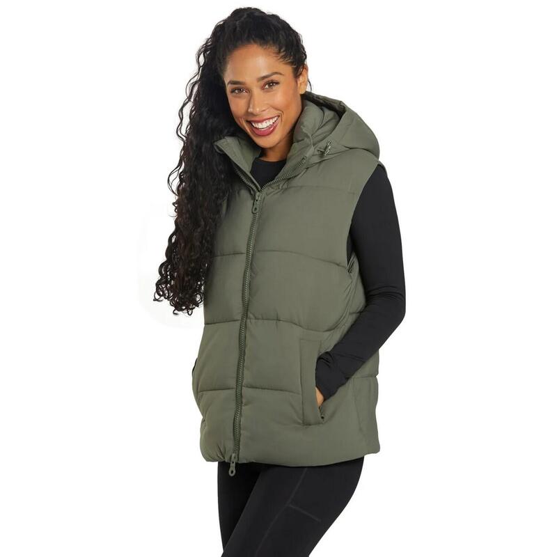 Veste Sans Manches Femme (Vert Kaki) GIRLFRIEND COLLECTIVE | Decathlon