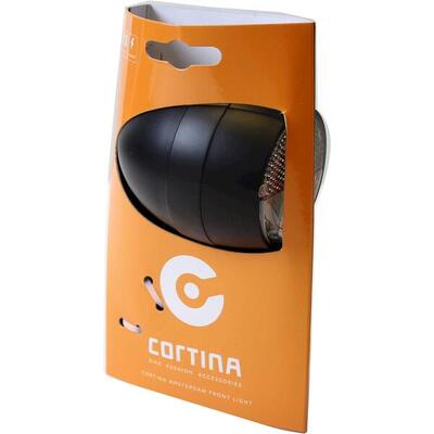 Hochwertige Cortina Fahrradlampe Amsterdam Dynamo Schwarz