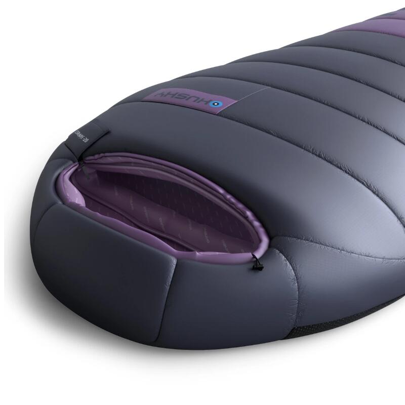 Sacco nanna a mummia da donna down Drape 2024 -20°C - 200 cm - Blu Viola 4/5