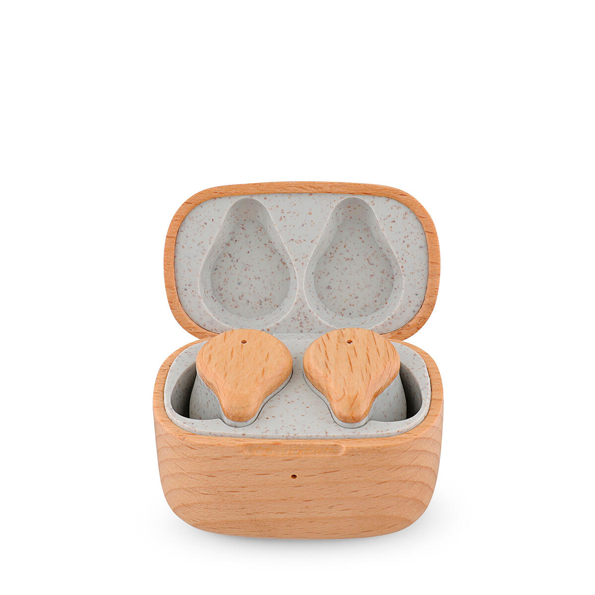 PRIXTON Auricular PRIXTON TWS163 - Bluetooth - Tecnologia ENC e HiFi - Madeira