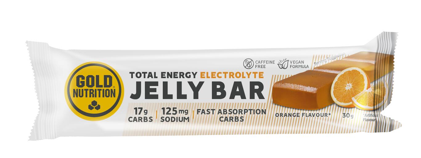 CAIXA DE 15 BARRAS ENERGÉTICAS JELLY BAR LARANJA - 30 G 2/3