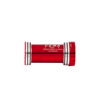 Cema bracket bbright42 intern. shimano keramisch rood