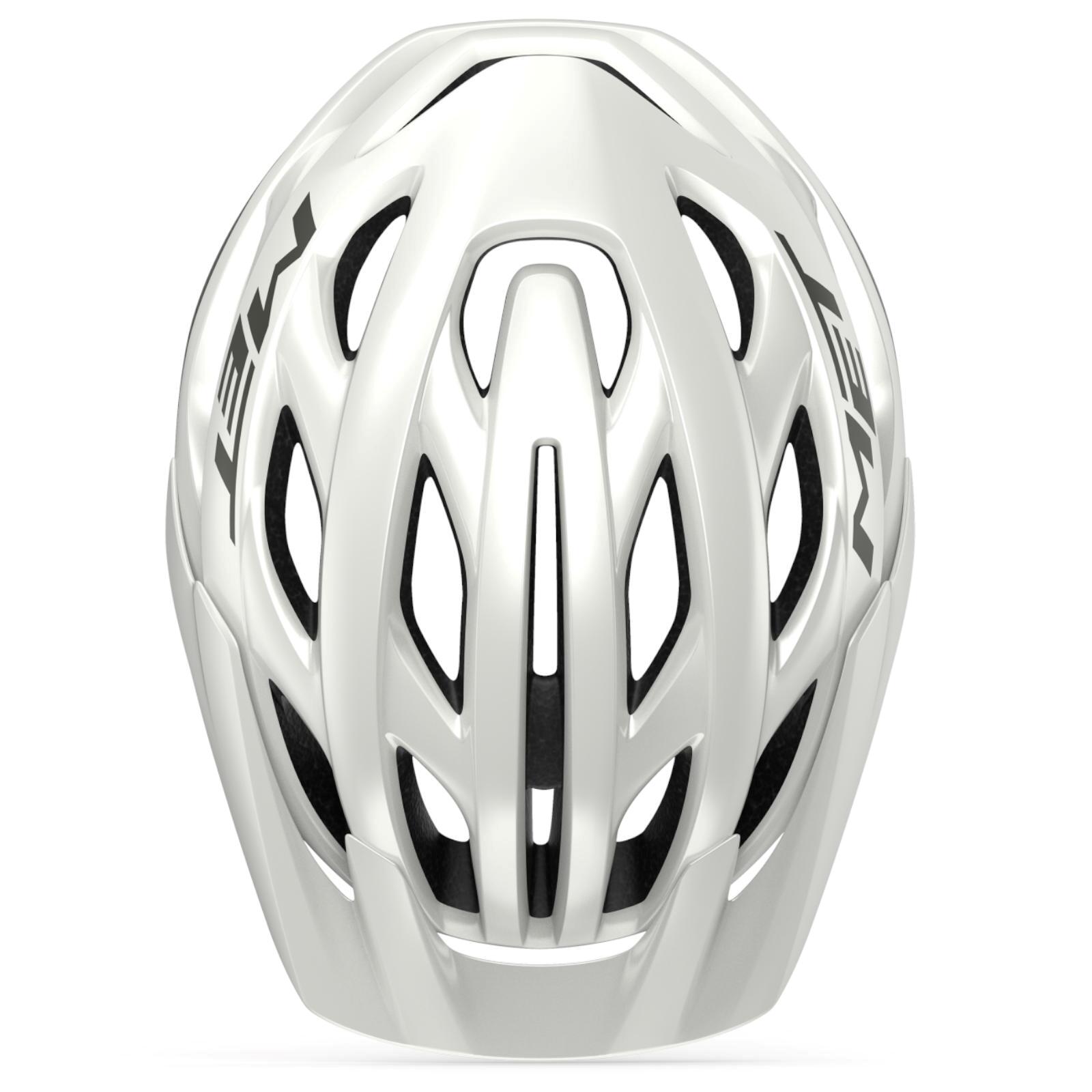 Casque MET Veleno Blanc Gris Mat 4/4