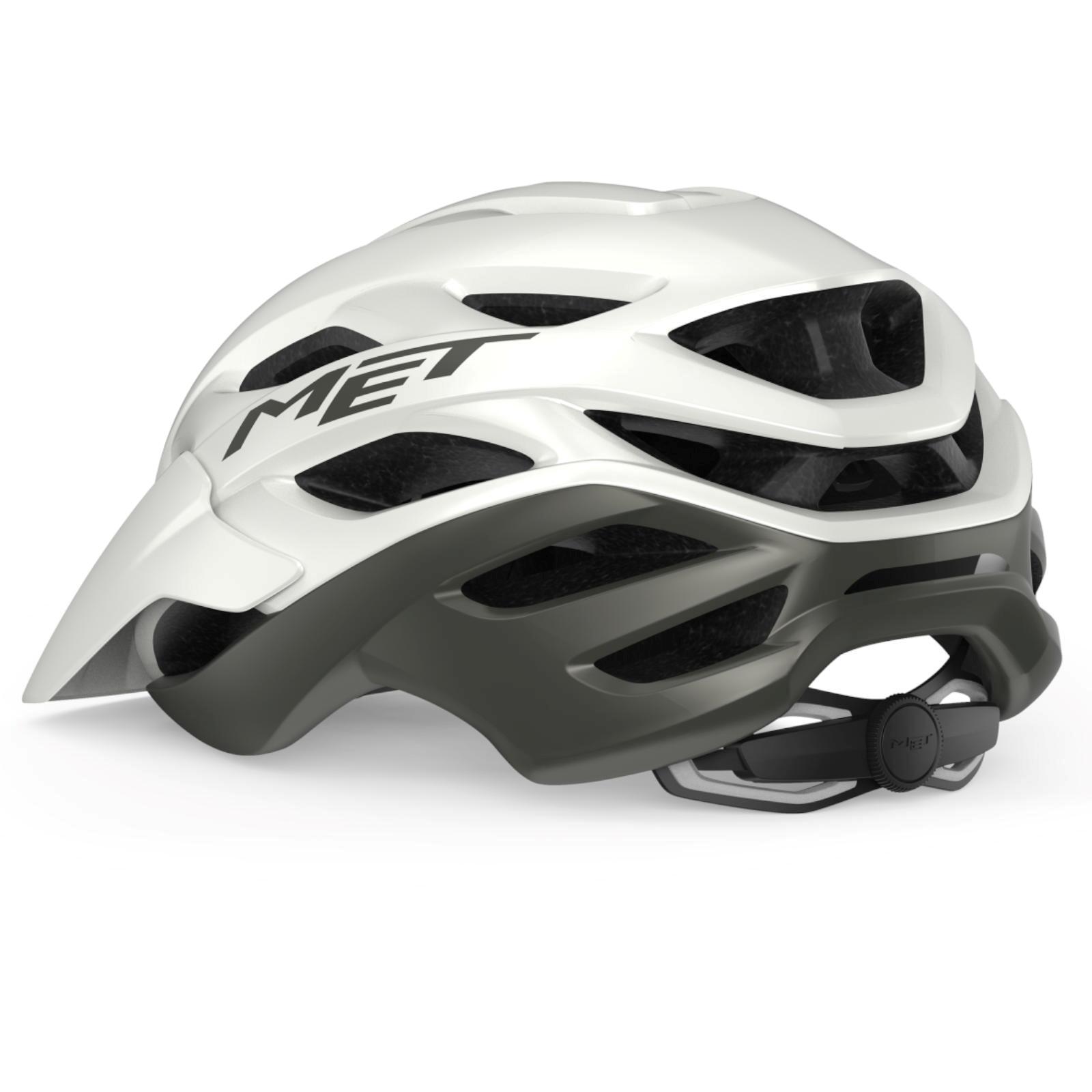 Casque MET Veleno Blanc Gris Mat 3/4