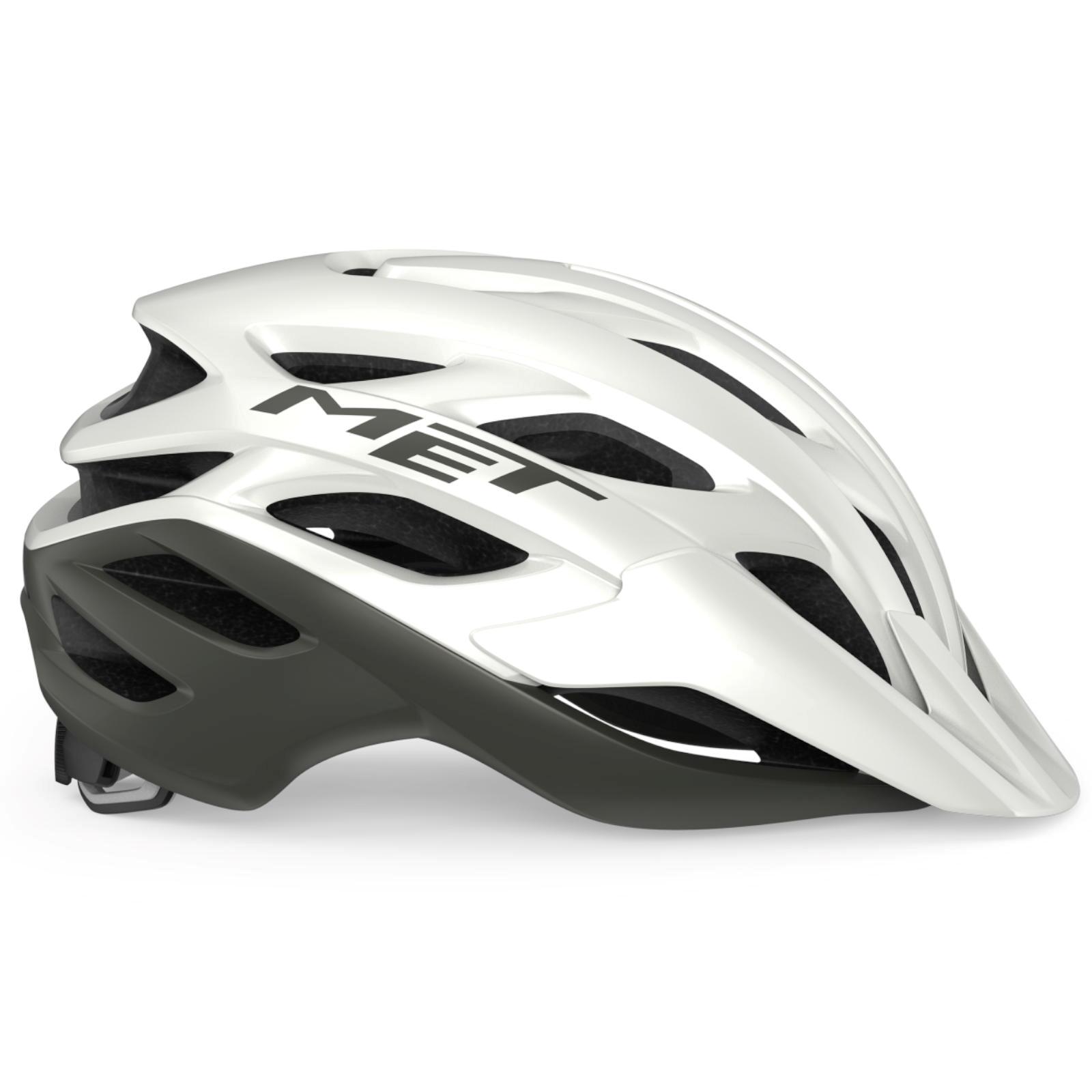 Casque MET Veleno Blanc Gris Mat 2/4