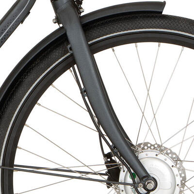 Premium cortina e-foss fm slate grey matt voorvork voor fietsen