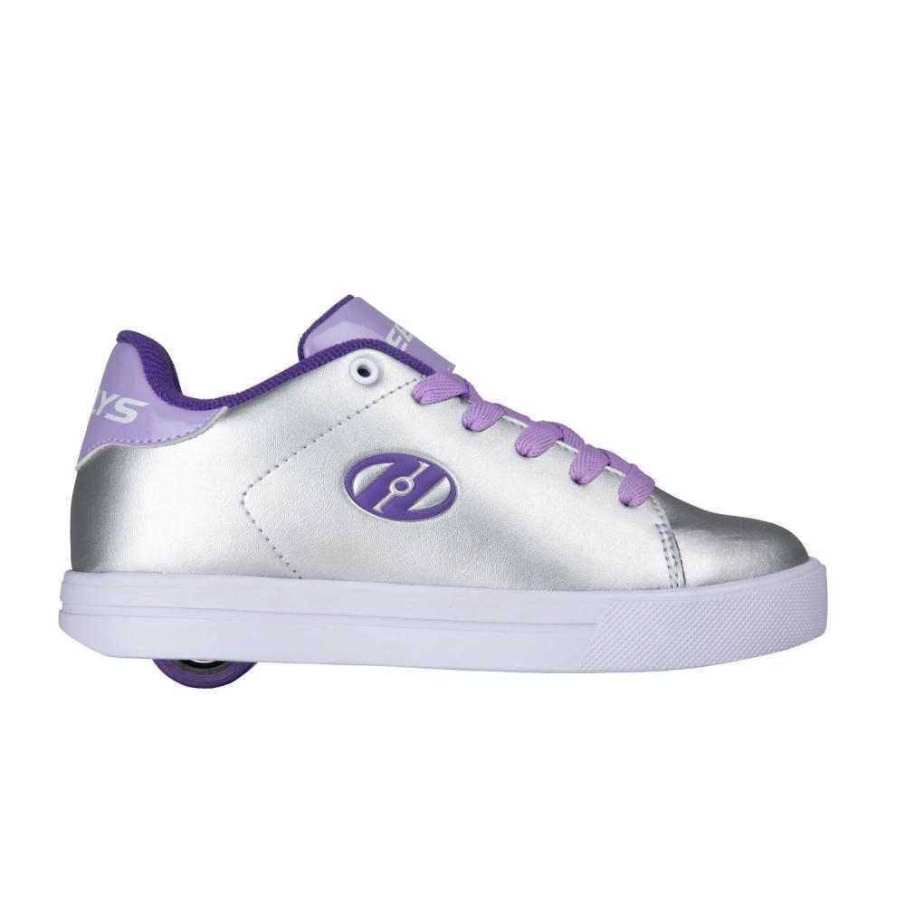 Royale Silver/Lavender/Purple Shadow Kids Heely Shoe 2/3