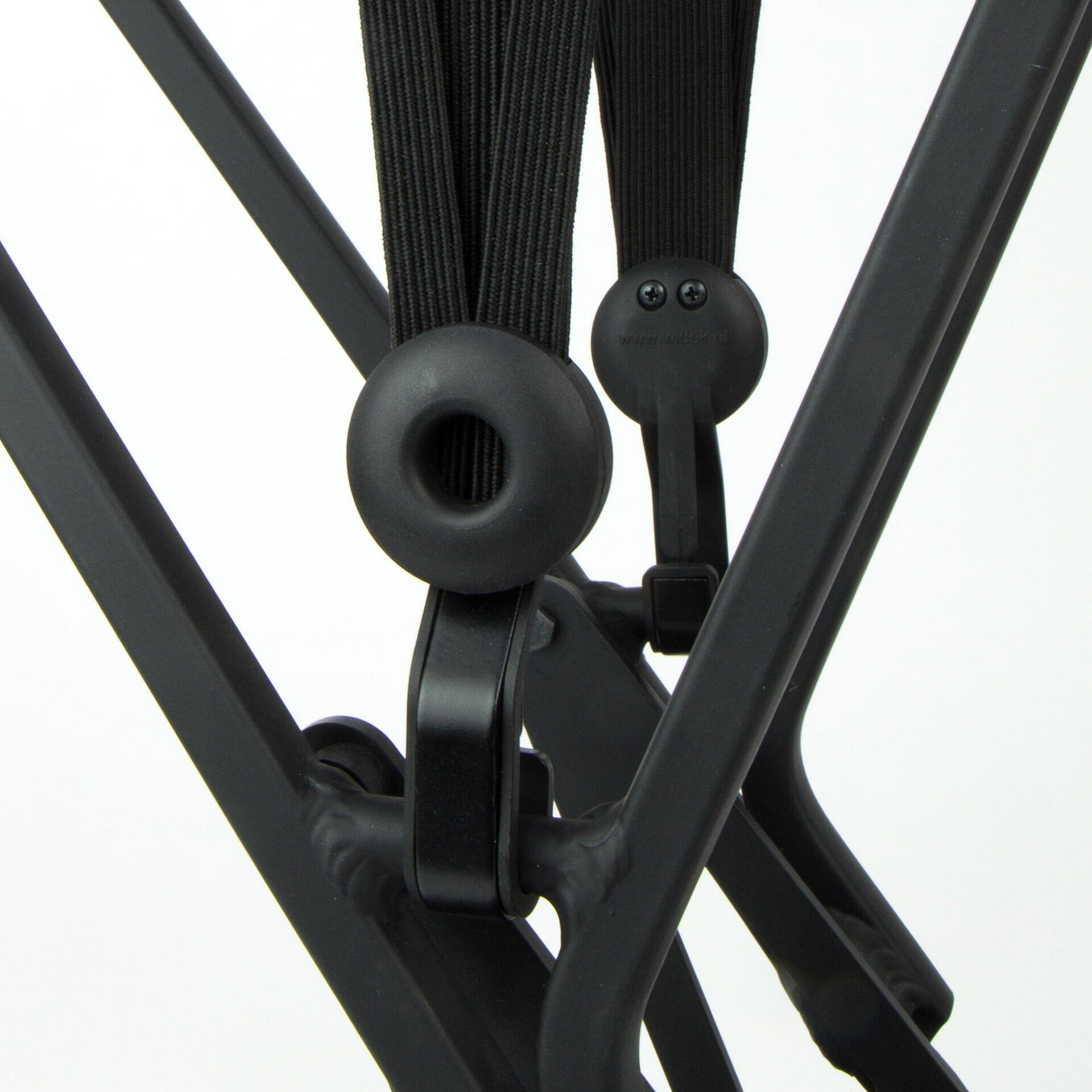 Qibbel Widek Triobinder occhiello con gancio 3x12 mm nero. 3/4