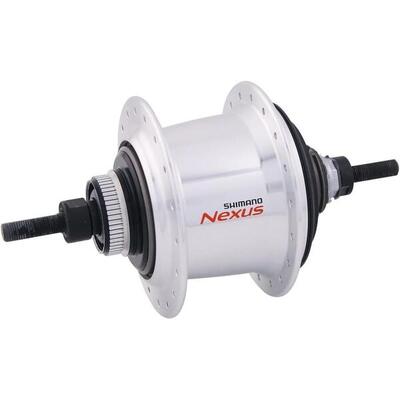 Shimano nexus 7v achternaaf met schijfrem in zilver