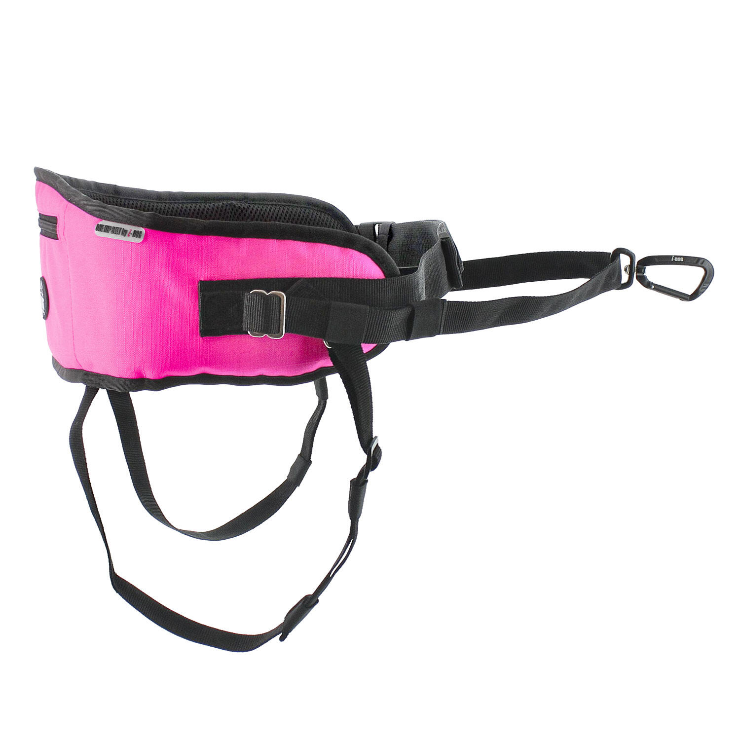 I-dog - Baudrier Ceinture One Pour Courir Avec Son Chien, Canicross, Sport/loisir - Baudrier - Noir|rose - Taille Unique - Decathlon