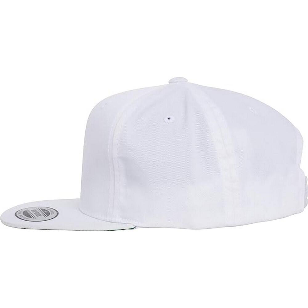 Childrens/Kids Prostyle Twill Snapback Cap (White) 3/4