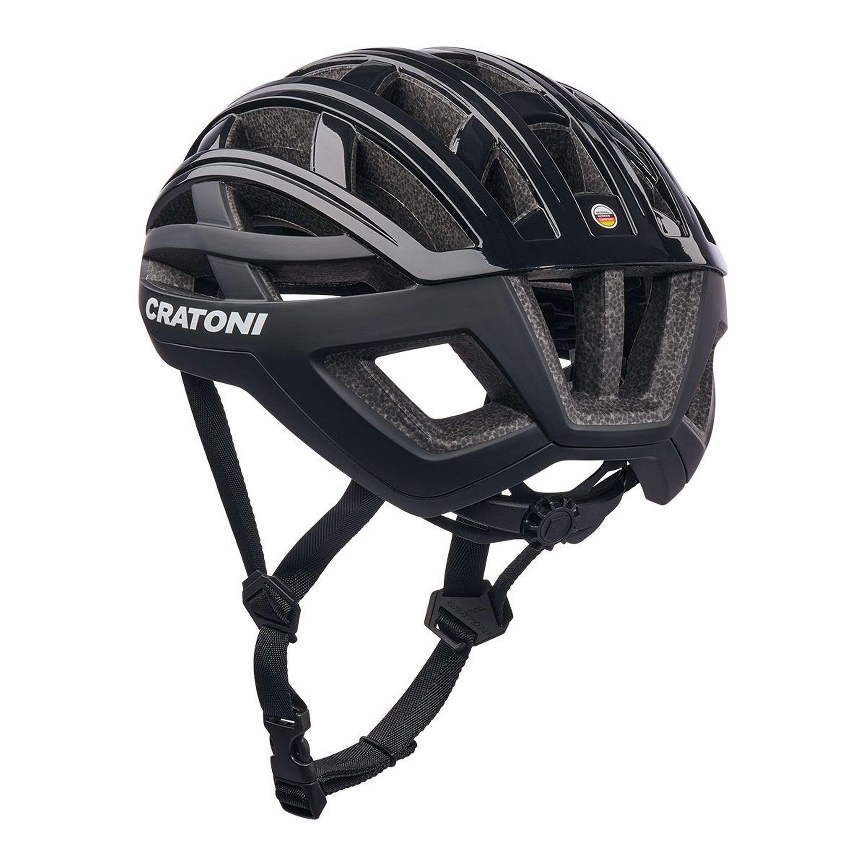 Casque vélo course/gravel C-AirLite, black glossy 2/4