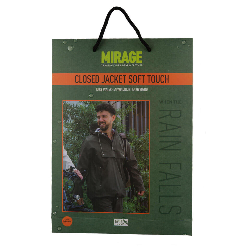 Veste Mirage Rainfall Closed Jacket - Taille L - Polyester Soft Touch - Gris 4/6