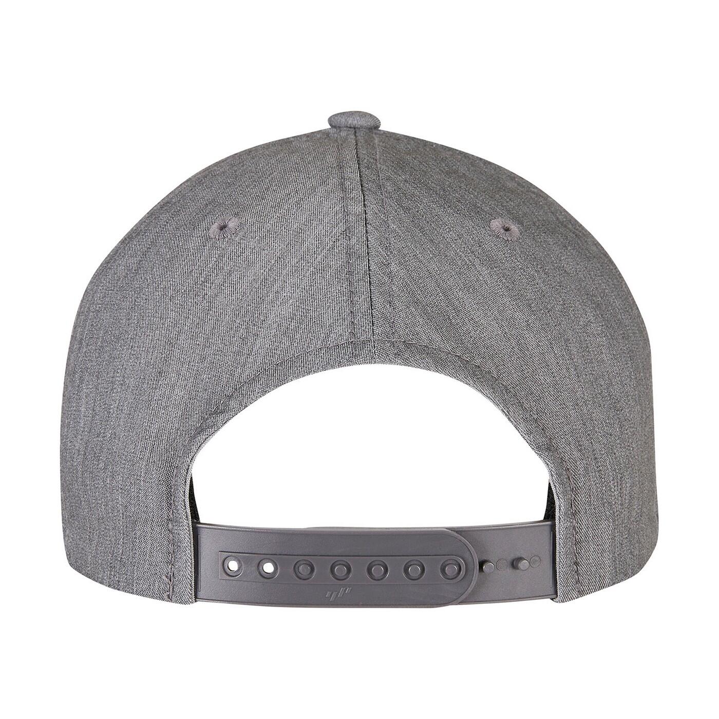 Unisex Adult Melange Baseball Cap (Grey/Khaki) 2/3