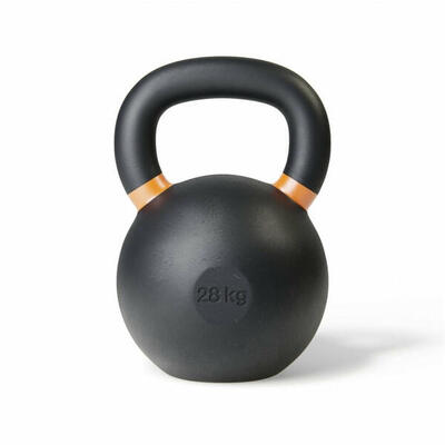 Trym kettlebell - gietijzer - zwart - 28 kg