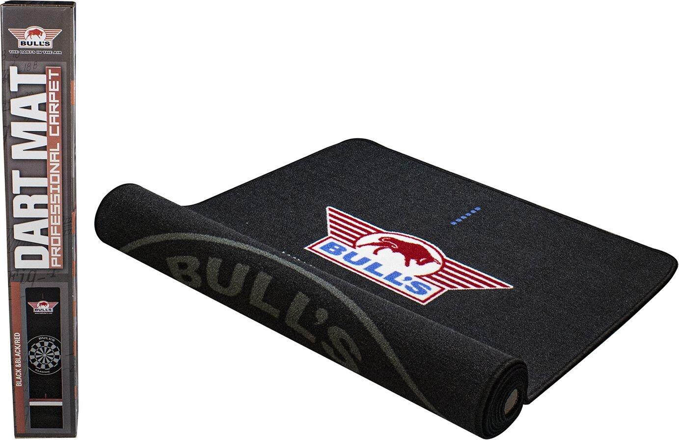 BULL'S DARTS Bull's Carpet Dartmat Black + Oche | 300x95 cm